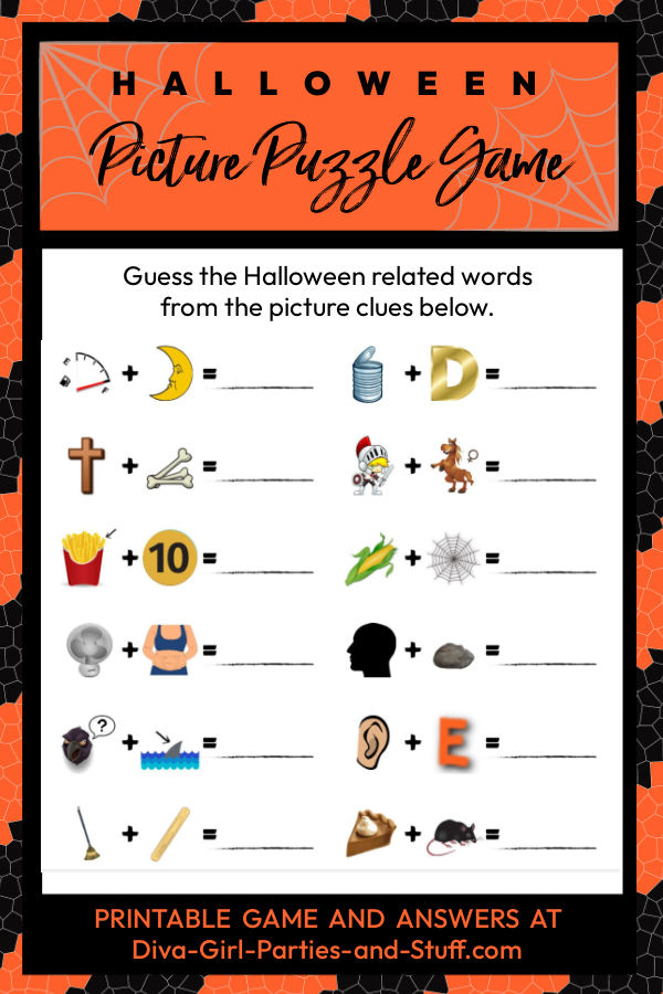 Halloween Picture Puzzle Game