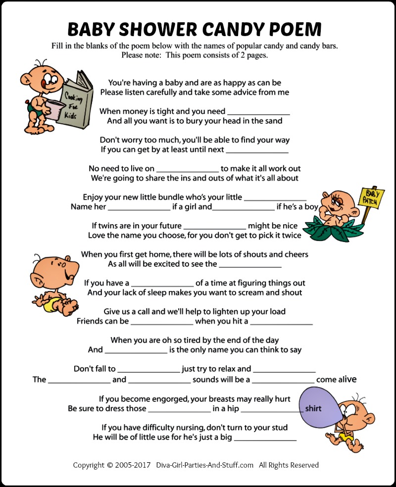 Baby Shower Poems