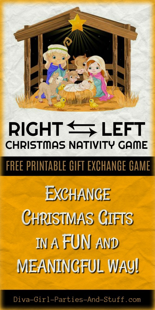 Christmas Left Right Game, Elf Left Right Funny Story Pass the Gift  Exchange Game, Christmas Reunion Party Activity Gift Swap Icebreaker